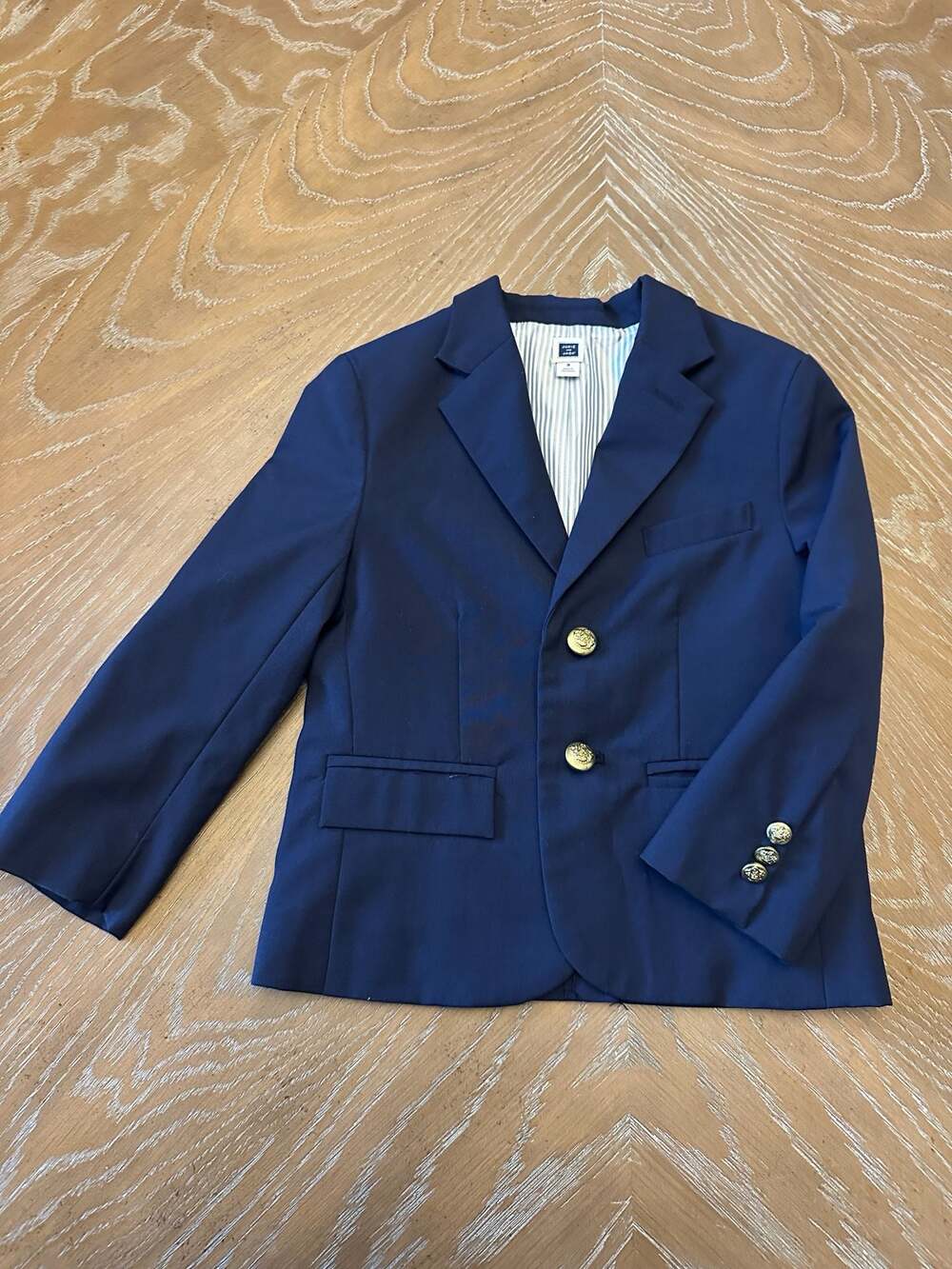Janie and Jack Toddler Navy Classic Blazer Size 3T 100% Wool